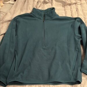 Lululemon Athletica green fleece zip up size medium (only 1 wear)
